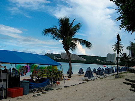 ハイアットリージェンシーグアム　近くのビーチの写真
